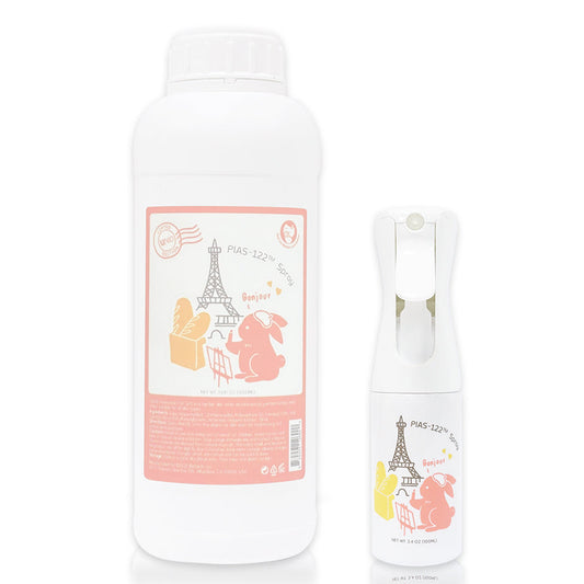1L bottle and 100ml spray bottle