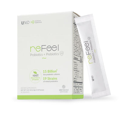 ReFeel 2.0 Probiotics + Prebiotics (30 packets/box)